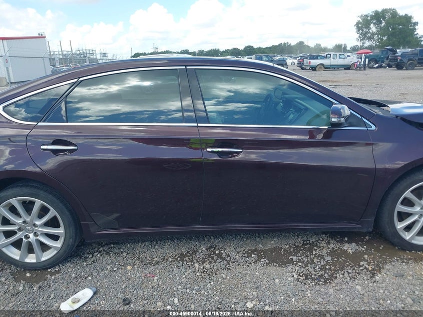 2013 TOYOTA AVALON SEDAN 3.5L V-6 DOHC, VVT, 268HP