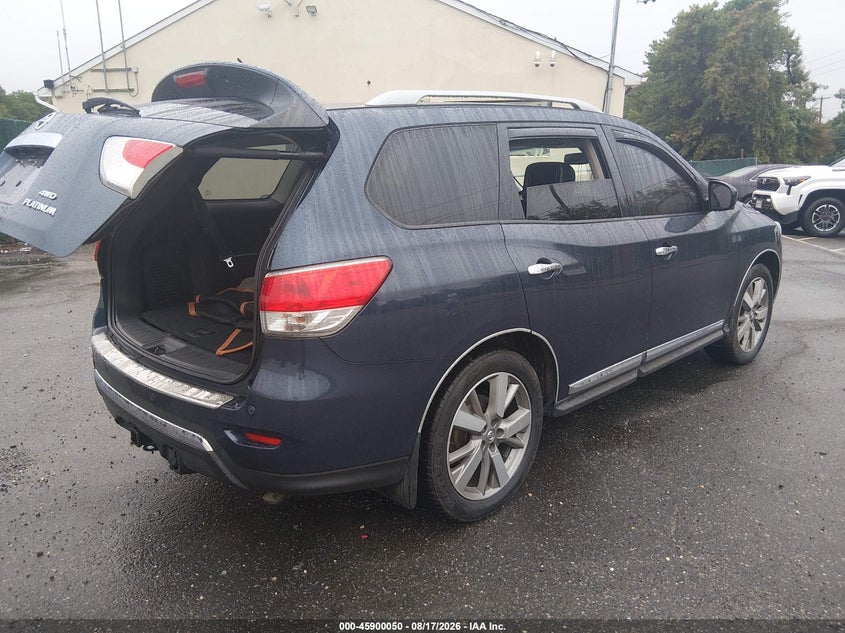 Vin: 5n1ar2mm1gc609184, lot: 46399111, nissan pathfinder platinum 20164