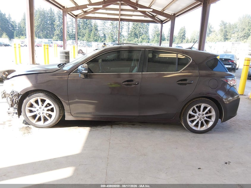LEXUS CT 200H 2013 VIN JTHKD5BH2D2134921