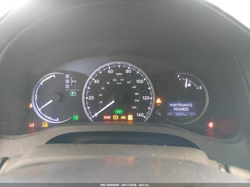 LEXUS CT 200H 2013 VIN JTHKD5BH2D2134921
