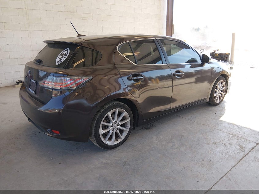 2013 LEXUS CT 200H auction photo 4