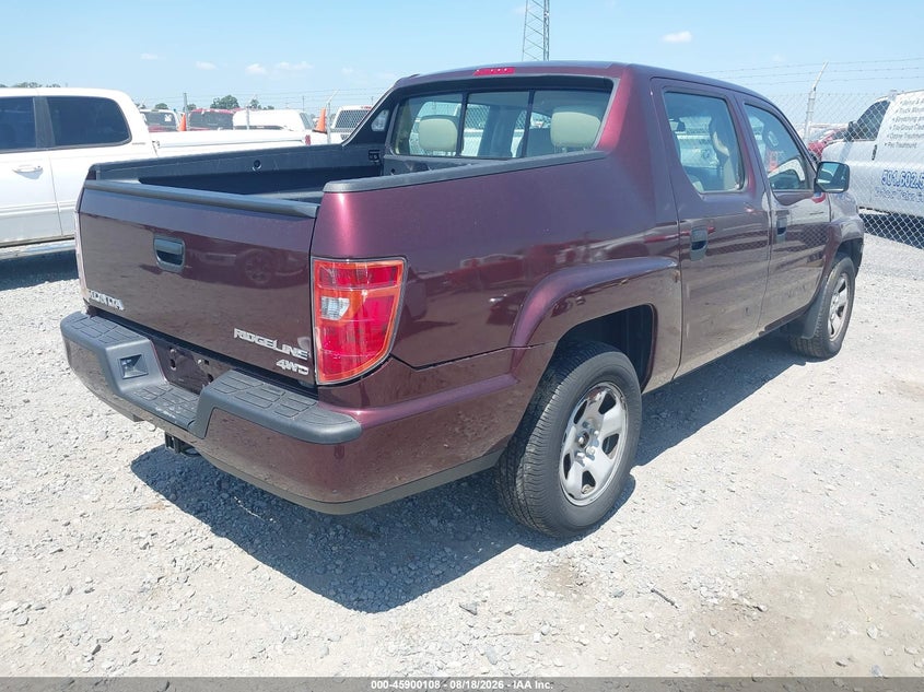 2009 HONDA RIDGELINE auction photo 4