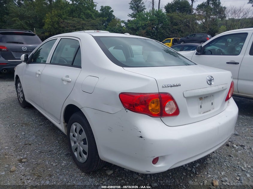 Vin: 2t1bu4ee6ac344822, lot: 46399227, toyota corolla le 20103