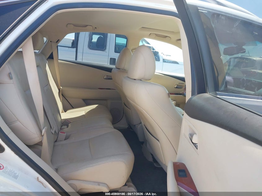 LEXUS RX 350 2012 VIN JTJZK1BA1C2005890
