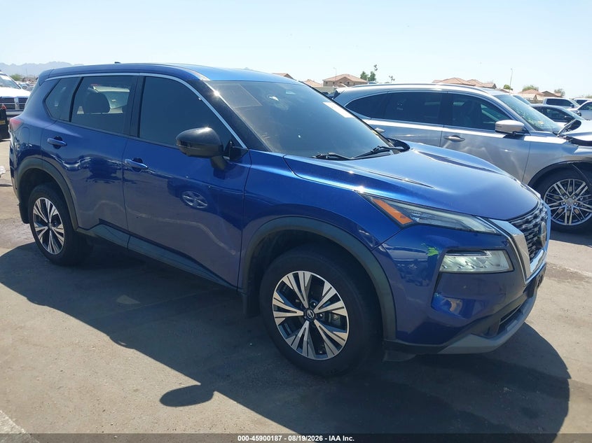 2021 Nissan Rogue Sv Intelligent Awd, Левый перёд, IAAI, VIN 5N1AT3BBXMC776051