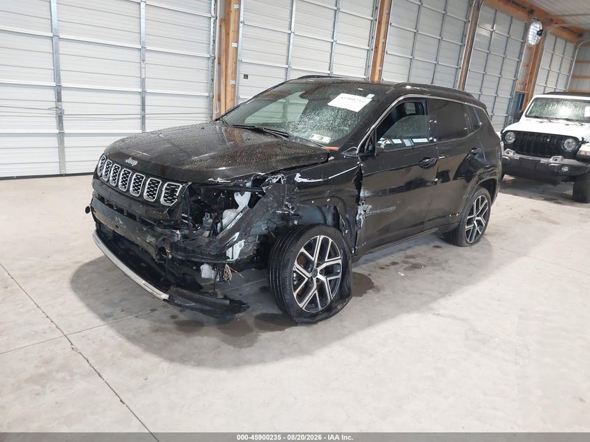 Vin: 3c4njdcnxst518978, lot: 46399296, jeep compass limited 4x4 20252