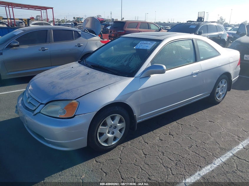 2001 HONDA CIVIC COUPE 1.7L I-4 VVT, 127HP