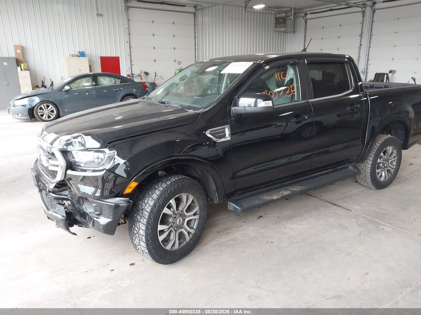 Vin: 1fter4ehxlla04240, lot: 46399396, ford ranger lariat 20202
