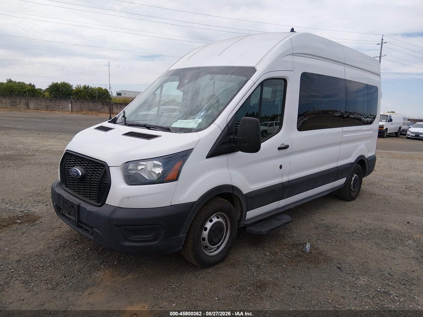 2023 FORD TRANSIT-350 PASSENGER VAN auction photo 2