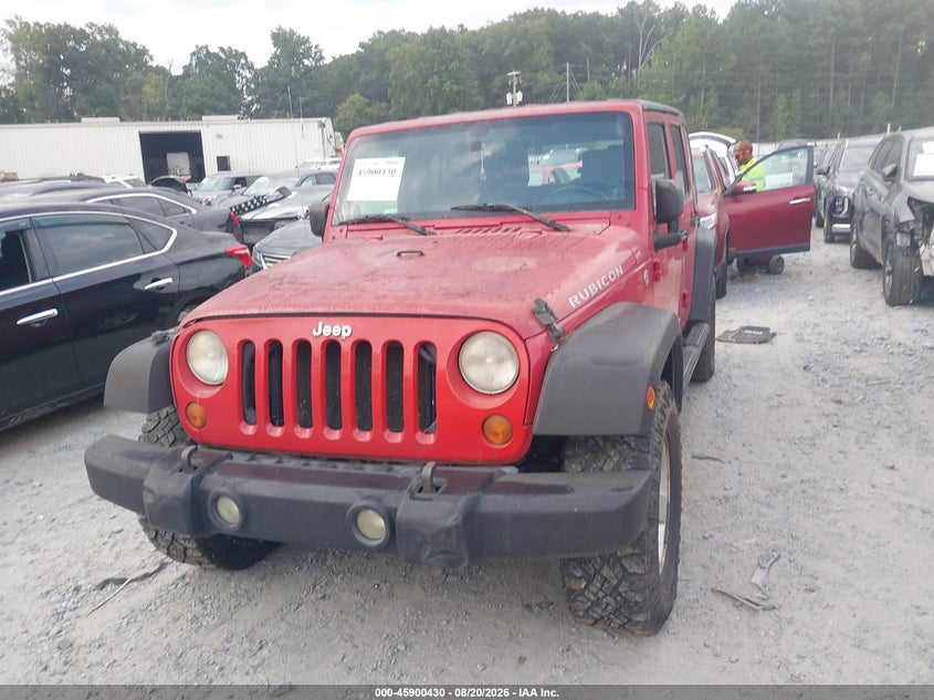 2007 Jeep Wrangler, Rear, IAAI, VIN 1J4GA69137L133154 — photo 2