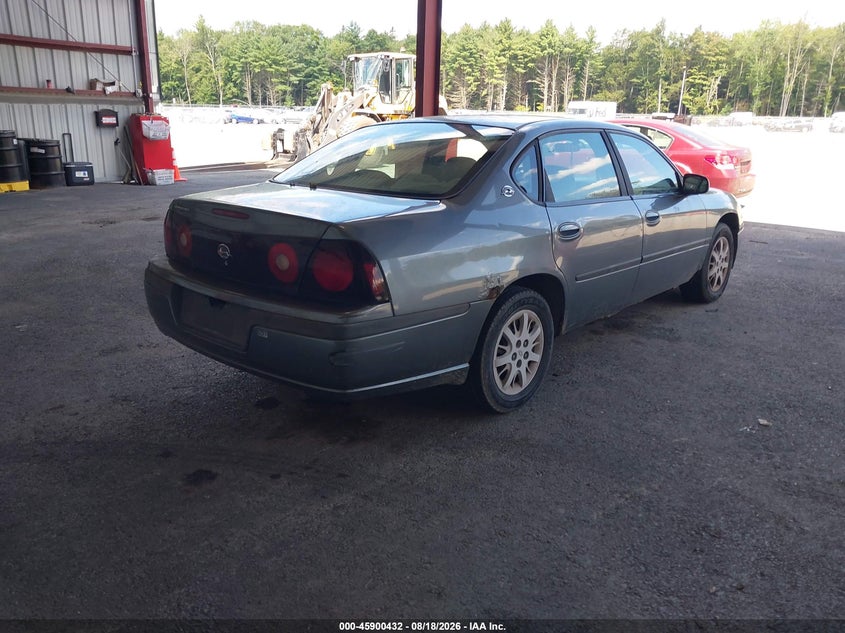 2004 CHEVROLET IMPALA SEDAN 3.4L V-6 180HP