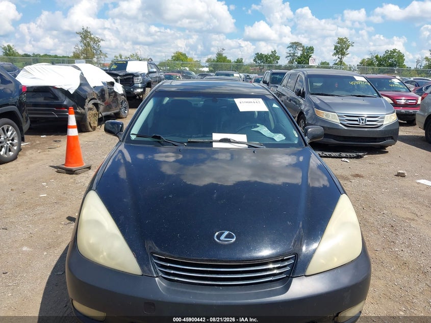LEXUS ES 2003 VIN JTHBF30G030130367