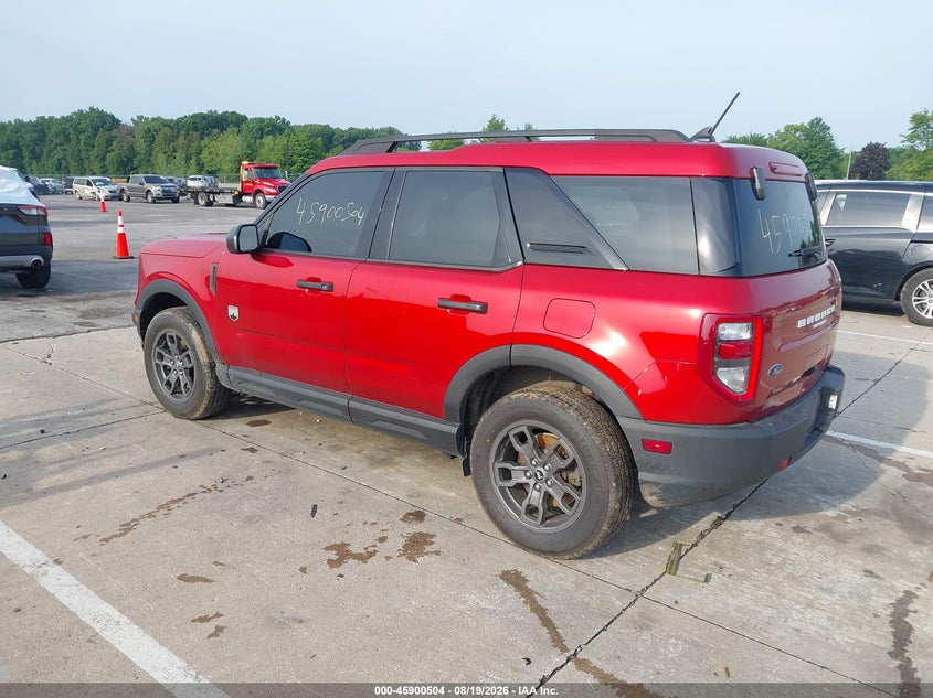 Vin: 3fmcr9b68rre10174, lot: 46399565, ford bronco sport big bend 20243
