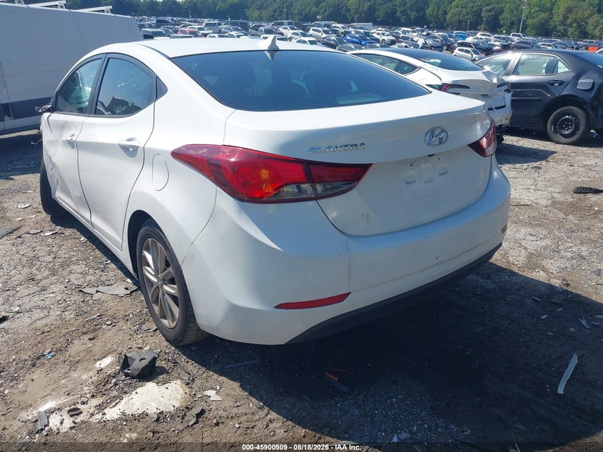Vin: 5npdh4ae4eh488147, lot: 46399570, hyundai elantra se 20143