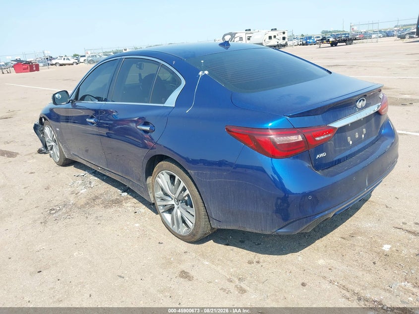 Vin: jn1ev7ar2jm611321, lot: 46399734, infiniti q50 3.0t sport 20183