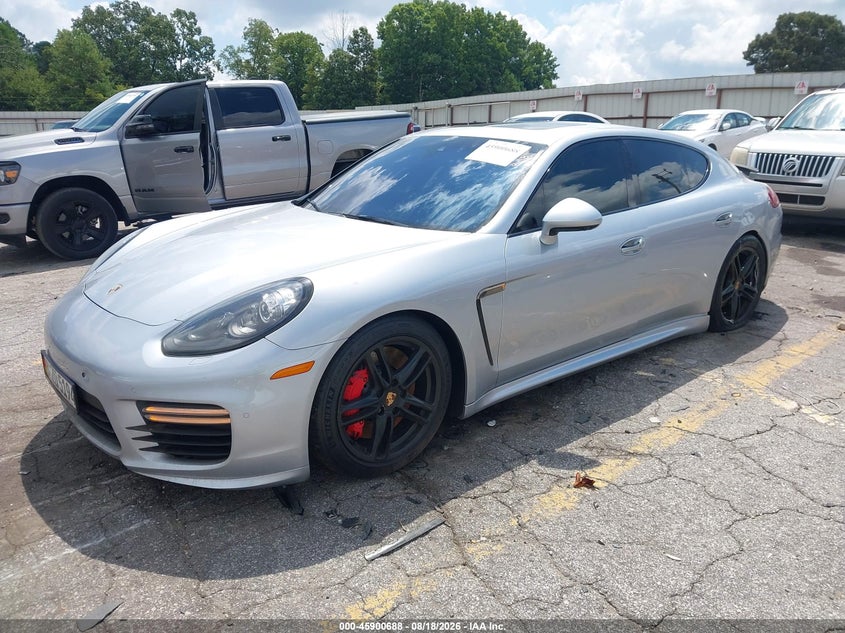 2014 Porsche Panamera, Левый бок, IAAI, VIN WP0AF2A75EL083053 — фото 2