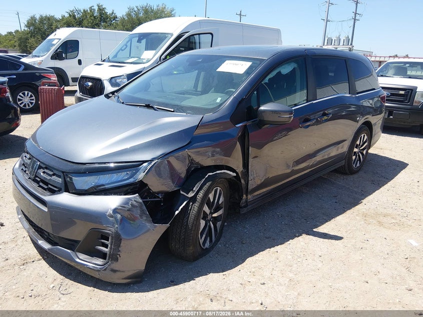 2026 Honda Odyssey, Обидва боки, IAAI, VIN 5FNRL6H67TB068375 — фото 2