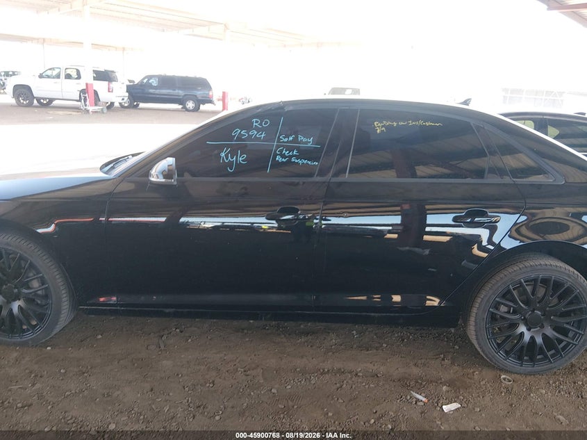 AUDI A4 2017 VIN WAUGNAF45HN003956