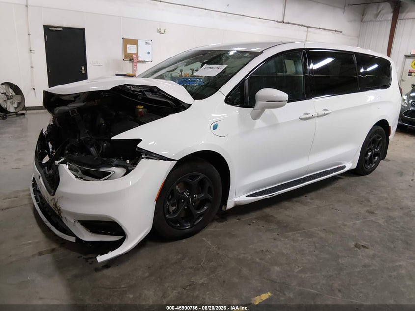Vin: 2c4rc1l79nr201423, lot: 46399847, chrysler pacifica hybrid touring l 20222