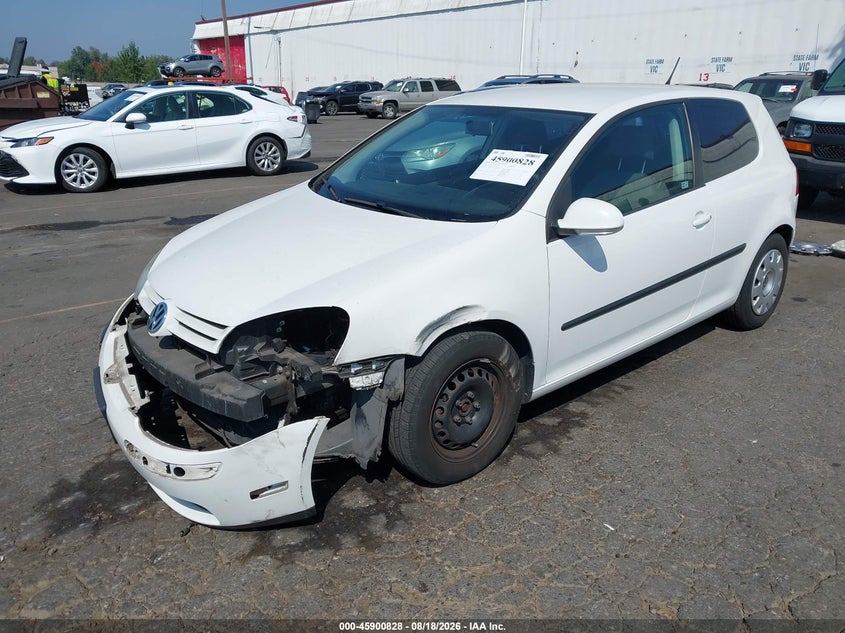2008 Volkswagen Golf, Front End, IAAI, VIN WVWBB71K58W295293 — photo 2