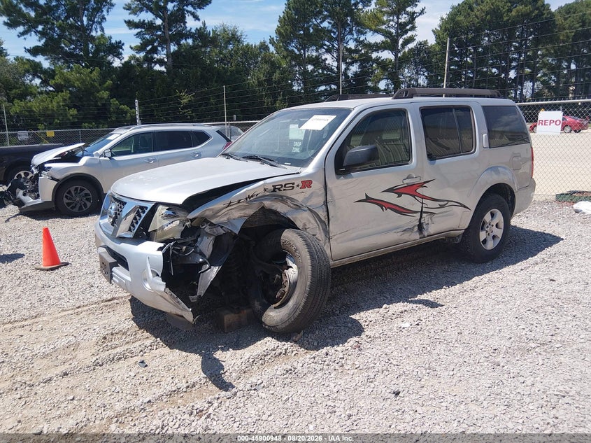 2008 Nissan Pathfinder, Левый бок, IAAI, VIN 5N1AR18B38C629070 — фото 2