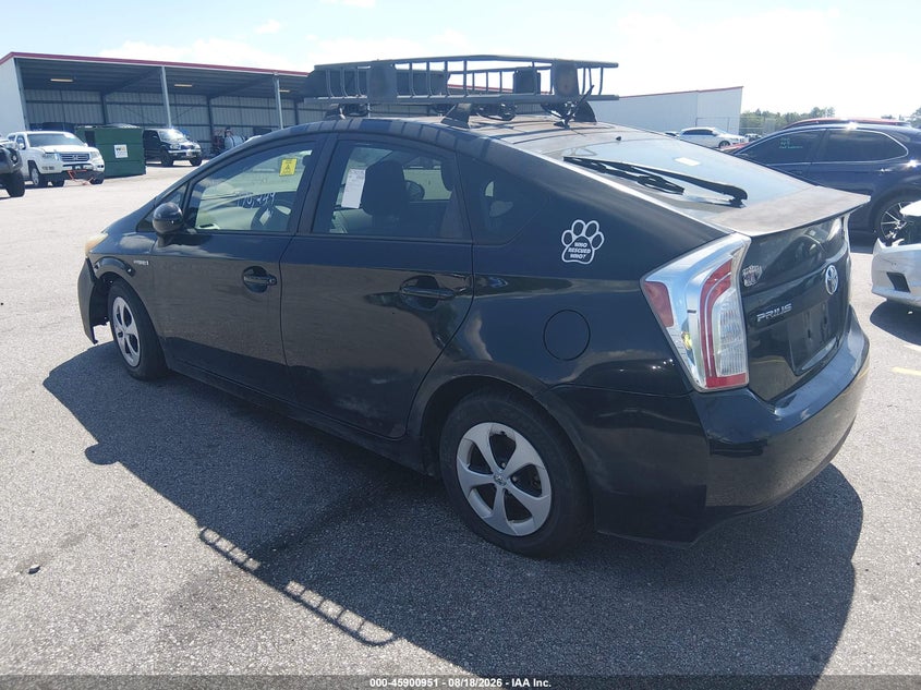 2014 TOYOTA PRIUS auction photo 3