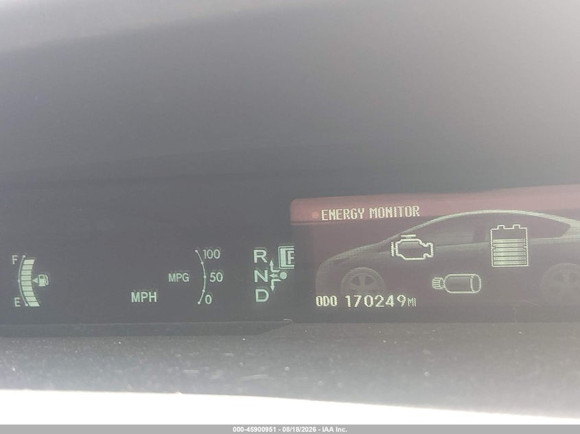 2014 TOYOTA PRIUS auction photo 7