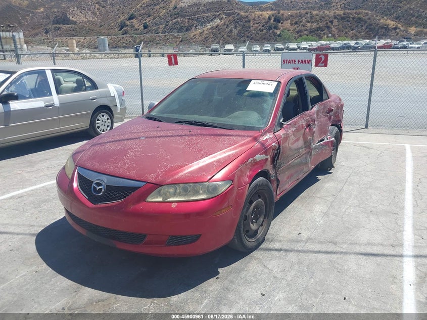 2005 Mazda 6, Left Front, IAAI, VIN 1YVFP80C155M57502 — photo 2