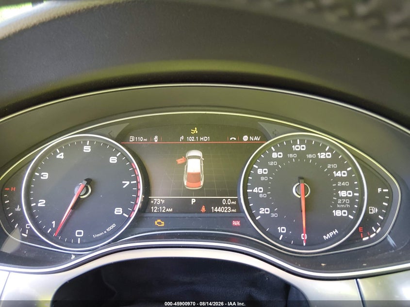 AUDI A7 2012 VIN WAU2GBFC5CN163071