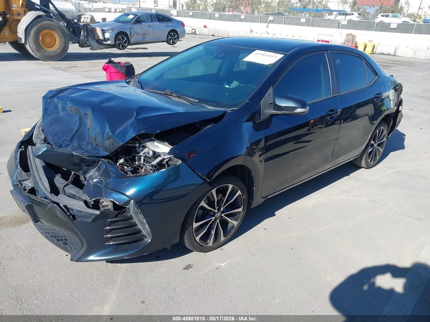 2019 Toyota Corolla, Front & Rear, IAAI, VIN 2T1BURHE0KC135361 — photo 2