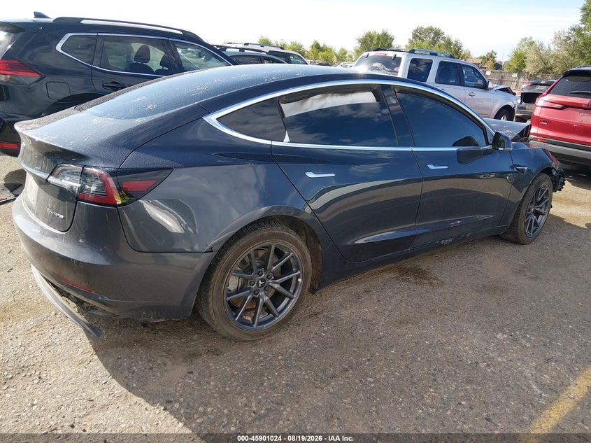Vin: 5yj3e1eb0jf074987, lot: 46400085, tesla model 3 long range/performance 20184