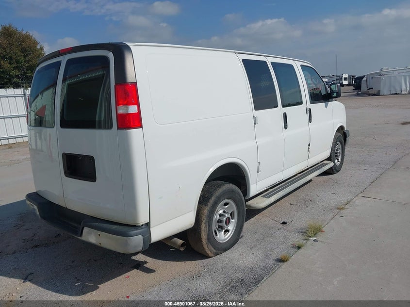 Vin: 1gtw7afg5l1237419, lot: 46400129, gmc savana cargo rwd 2500 regular wheelbase work van 20204