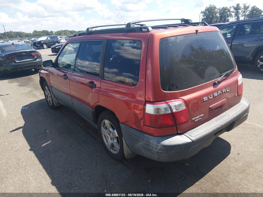 2001 SUBARU FORESTER SPORT UTILITY VEHICLE 2.5L H-4 165HP