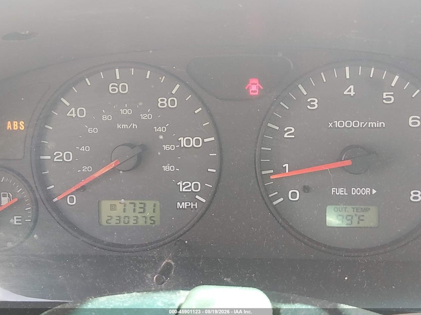 2001 SUBARU FORESTER SPORT UTILITY VEHICLE 2.5L H-4 165HP