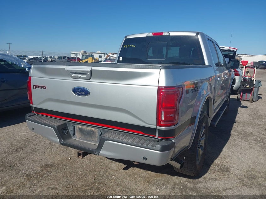 Vin: 1ftew1eg1hfb09981, lot: 46400274, ford f-150 lariat 20174