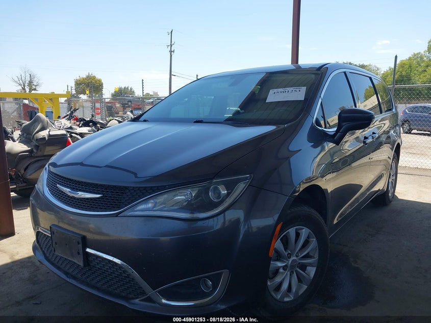 Vin: 2c4rc1fg5jr278599, lot: 46400314, chrysler pacifica touring plus 20182