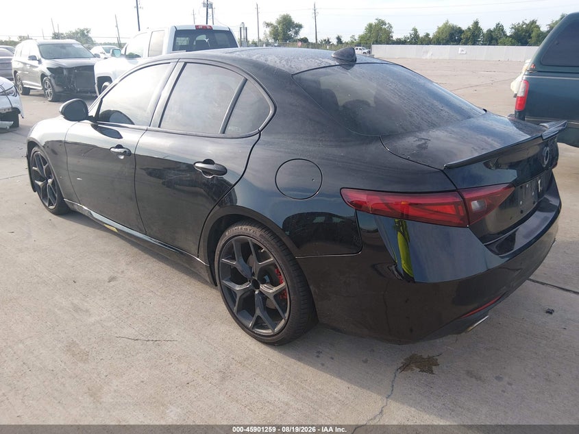 Vin: zarfambn9m7645577, lot: 46400320, alfa romeo giulia ti rwd 20213