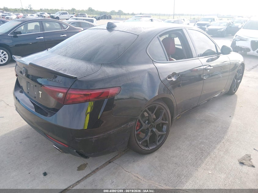 Vin: zarfambn9m7645577, lot: 46400320, alfa romeo giulia ti rwd 20214