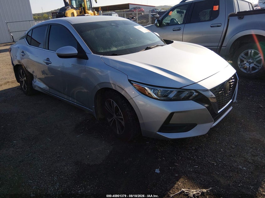 2021 Nissan Sentra Sv Xtronic Cvt, Right Side, IAAI, VIN 3N1AB8CV2MY309911