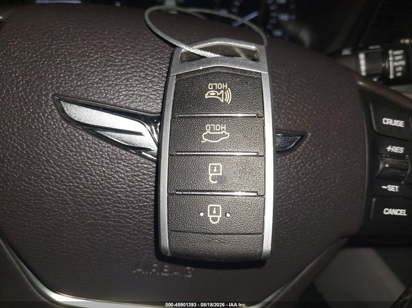 GENESIS G80 2019 VIN KMHGN4JE6KU287918