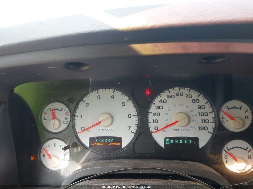 2002 DODGE RAM TRUCK 4.7L V-8 240HP