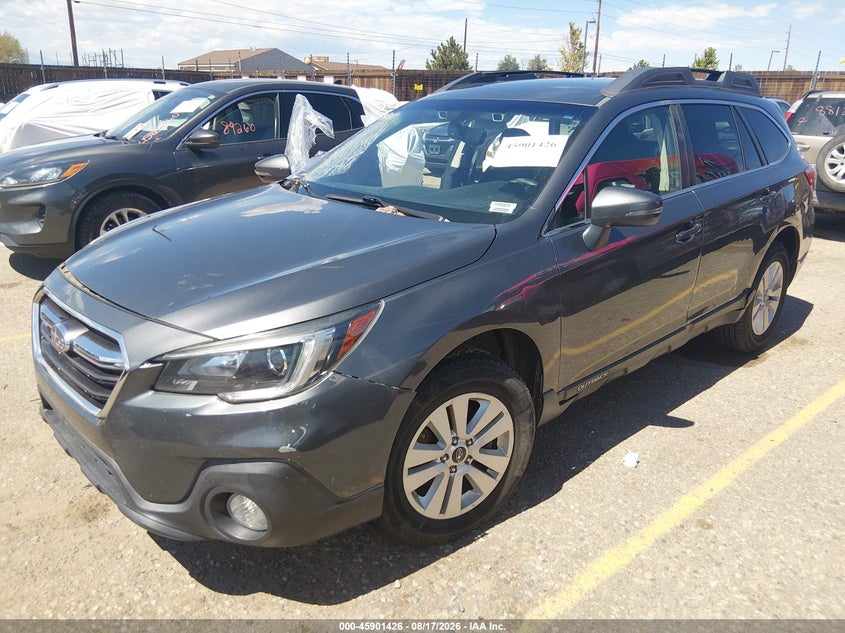 2019 Subaru Outback, Удар спереди, IAAI, VIN 4S4BSAFC9K3255625 — фото 2
