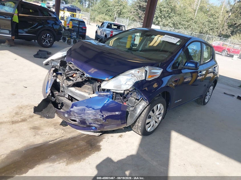 2016 NISSAN LEAF auction photo 2