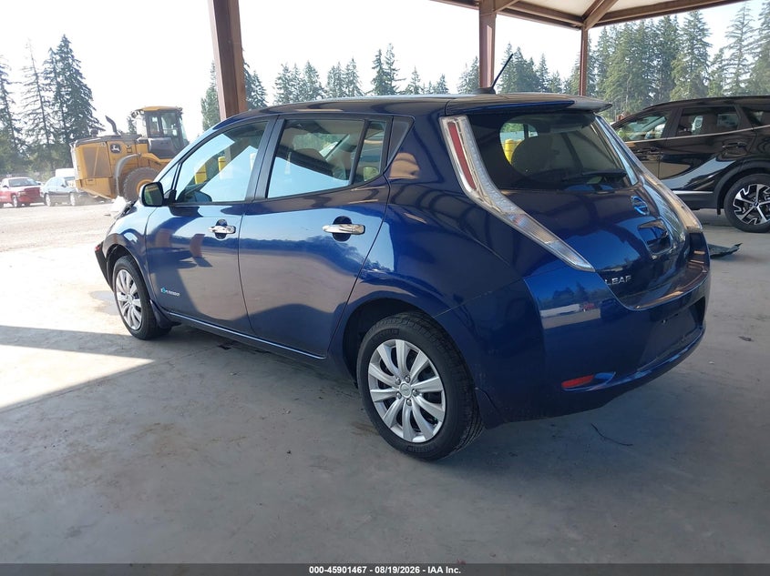 2016 NISSAN LEAF auction photo 3
