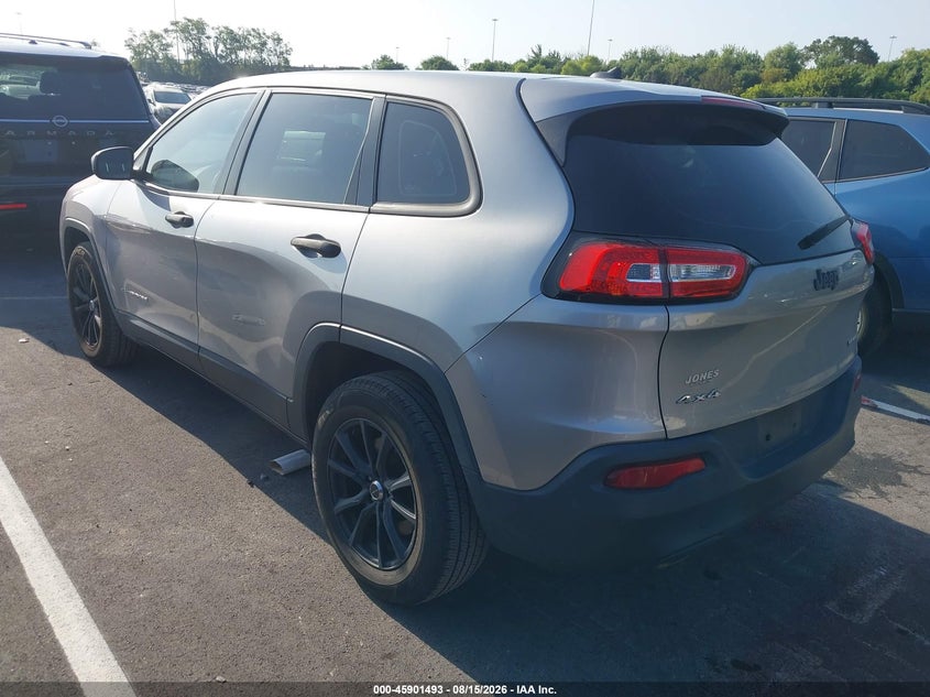 Vin: 1c4pjmab9gw247169, lot: 46400554, jeep cherokee sport 20163