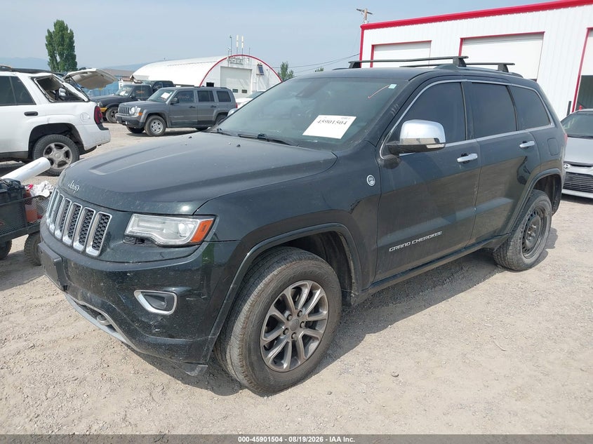 2014 Jeep Grand Cherokee, Удар ззаду, IAAI, VIN 1C4RJFCTXEC189338 — фото 2