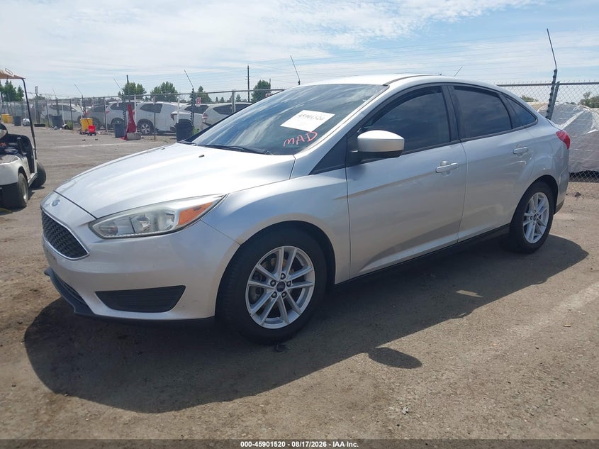 2018 Ford Focus, Удар сзади, IAAI, VIN 1FADP3F28JL230883 — фото 2