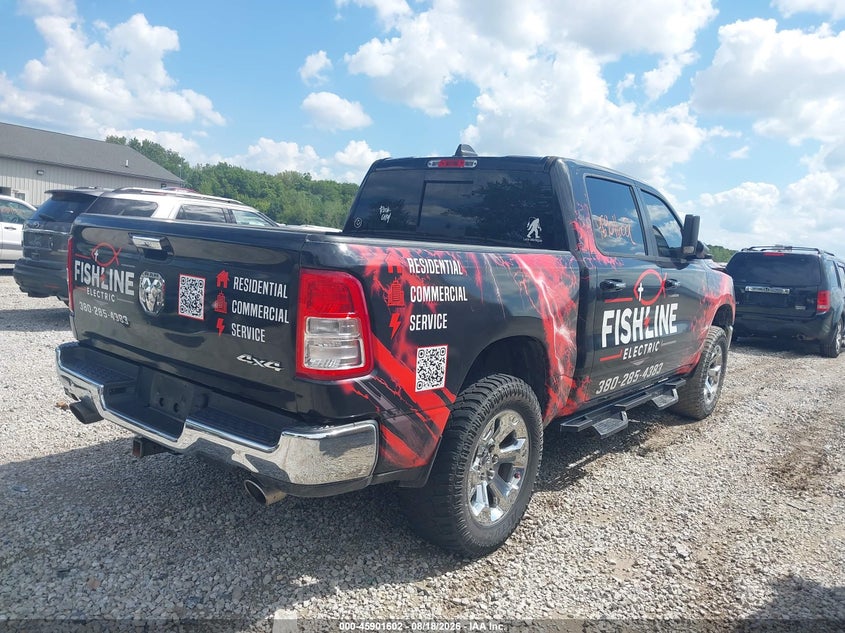Vin: 1c6srfft7ln310020, lot: 46400663, ram 1500 big horn  4x4 5'7 box 20204