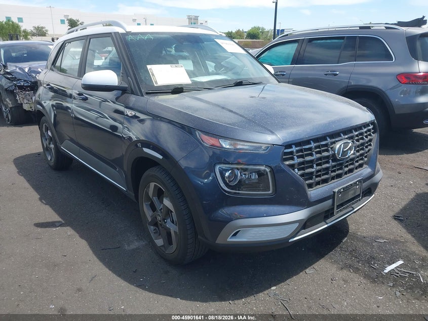 2023 Hyundai Venue Limited, Удар сзади, IAAI, VIN KMHRC8A31PU261772