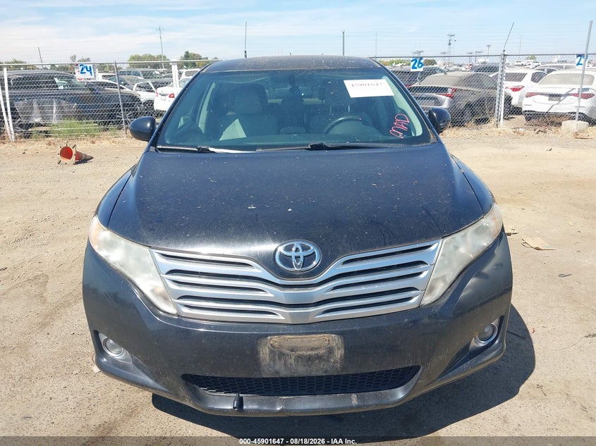 2012 TOYOTA VENZA SPORT UTILITY VEHICLE 2.7L I-4 DOHC, VVT, 182HP